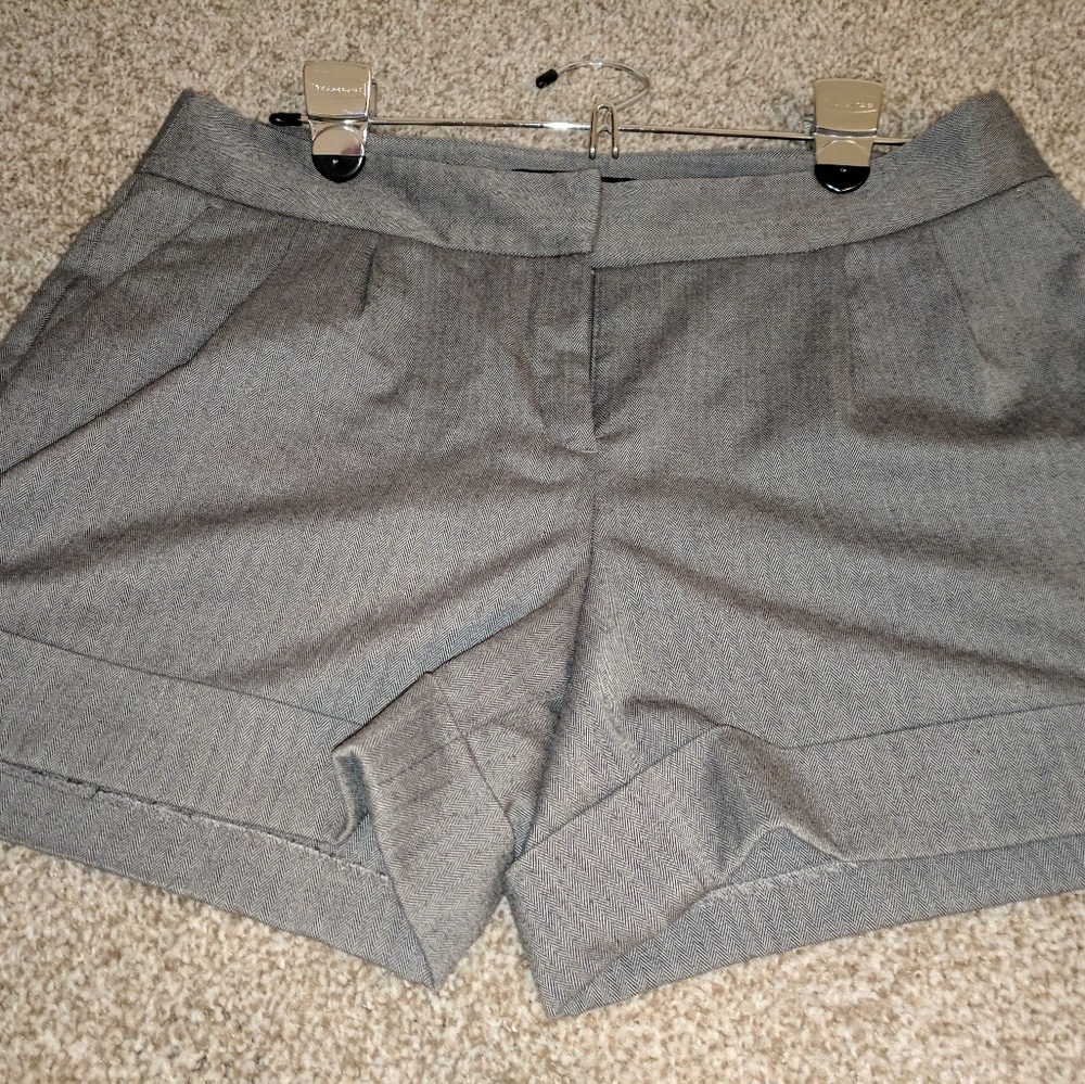 Grey Dress Shorts